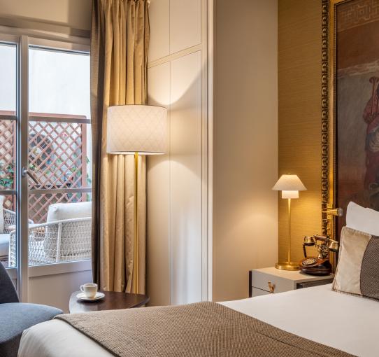 Hôtel Le Walt - Chambre vue patio